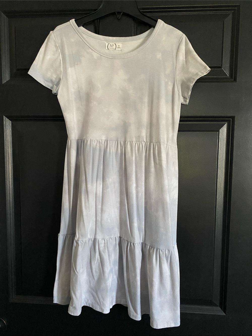 Maurice’s 24/7
XS Tiered T-shirt Dress
Blue & Gray